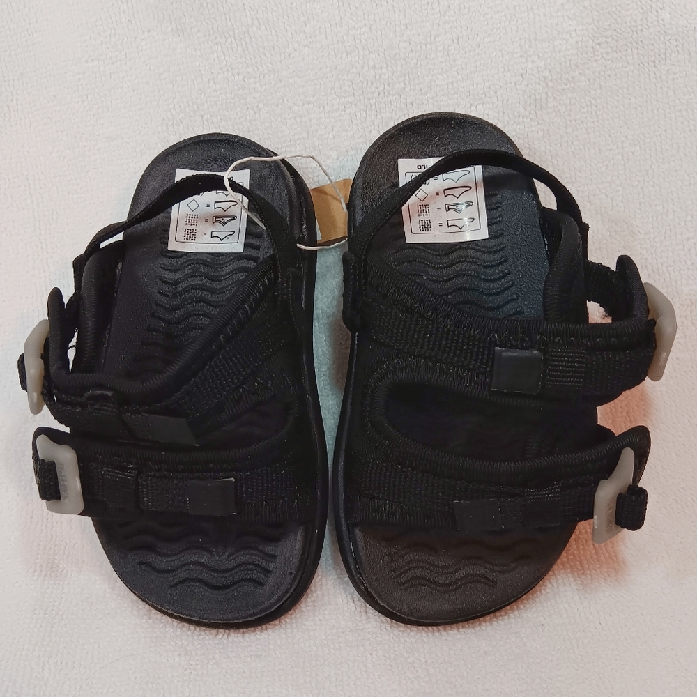 Size C5 Native Davis Sandals Jiffy Black NWT
